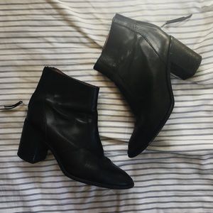 Madewell Black Heeled Boots